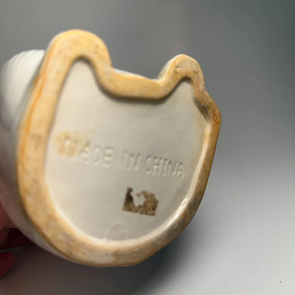 Vintage Benihana Maneki Neko Ceramic Lucky Cat Tiki Cup Planter‎ 6.5